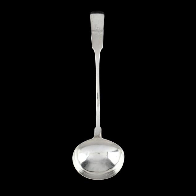 A NEW YORK COIN SILVER SOUP LADLE 3458f8