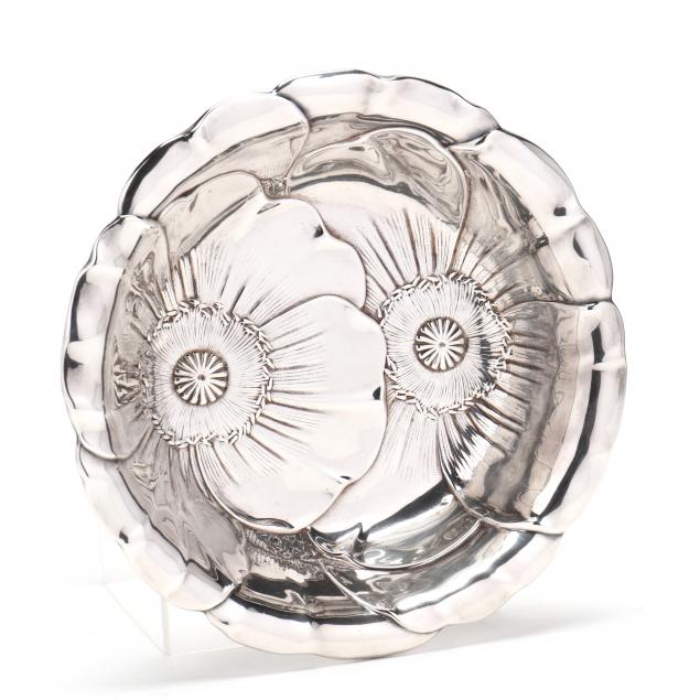 WALLACE POPPY STERLING SILVER BOWL 345903