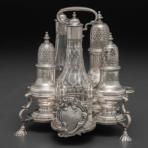 A George II Silver Cruet Set Samuel 345935