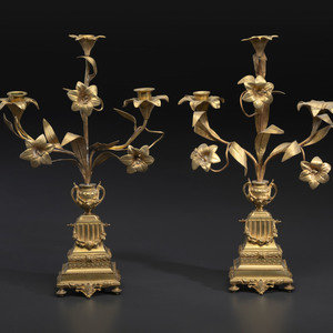 A Pair of Louis XVI Style Bronze 34593d