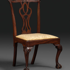 A Chippendale Shell Carved Walnut 345962