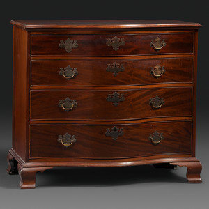 A Chippendale Figured Mahogany 34596f