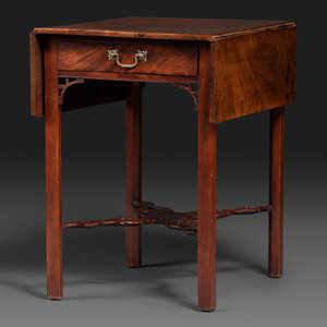 A Late Chippendale Carved and Figured