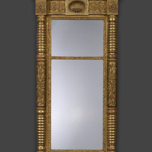 A Classical Giltwood Mirror Mid 34598c