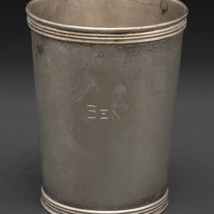 A Silver Julep Cup Benjamin Trees  3459a1