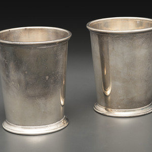 A Pair of Silver Julep Cups
International