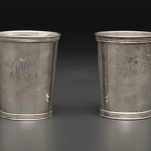 Two Silver Julep Cups Manchester 3459a8