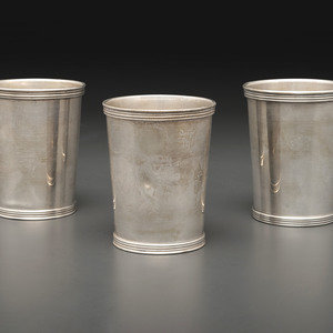 Three Silver Julep Cups International 3459a6