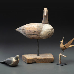 Three Folk Art Bird Carvings or 3459d2