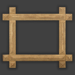 Four Tramp Art Frames
Late 19th/Early