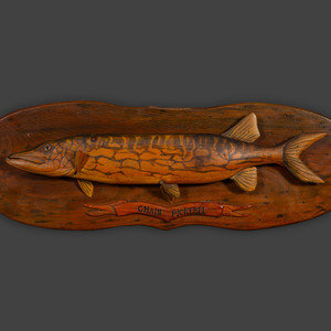 Three Mounted Fish Trophies 20th 3459d6