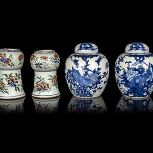 Two Pairs of Chinese Porcelain