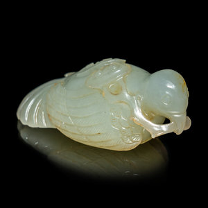 A Chinese Carved Jade Figure of
