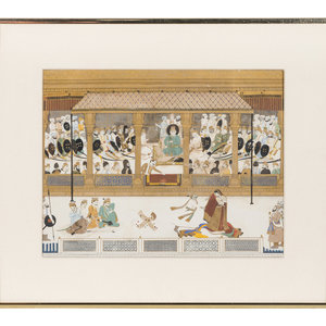 An Indian Miniature Painting 
19th-20th