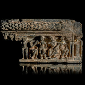 A Gandharan Stone Frieze
carved