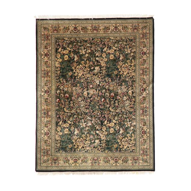 HAND WOVEN WOOL CARPET Field with 345bae