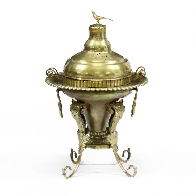 MIDDLE-EASTERN BRASS BRAZIER 20th century,