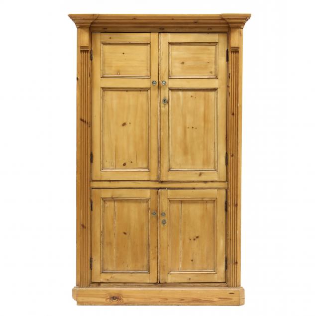 CONTINENTAL PINE CORNER CUPBOARD 345c81