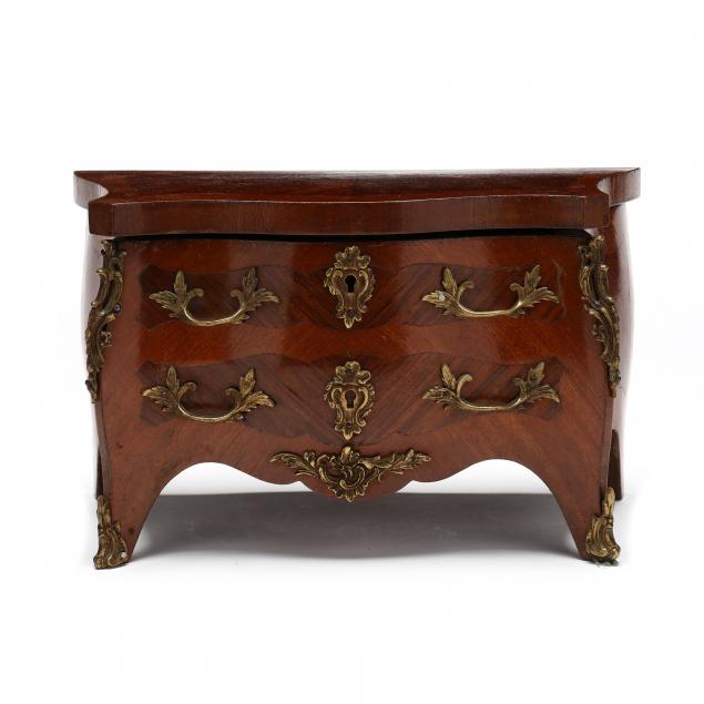 LOUIS XV STYLE MINIATURE COMMODE