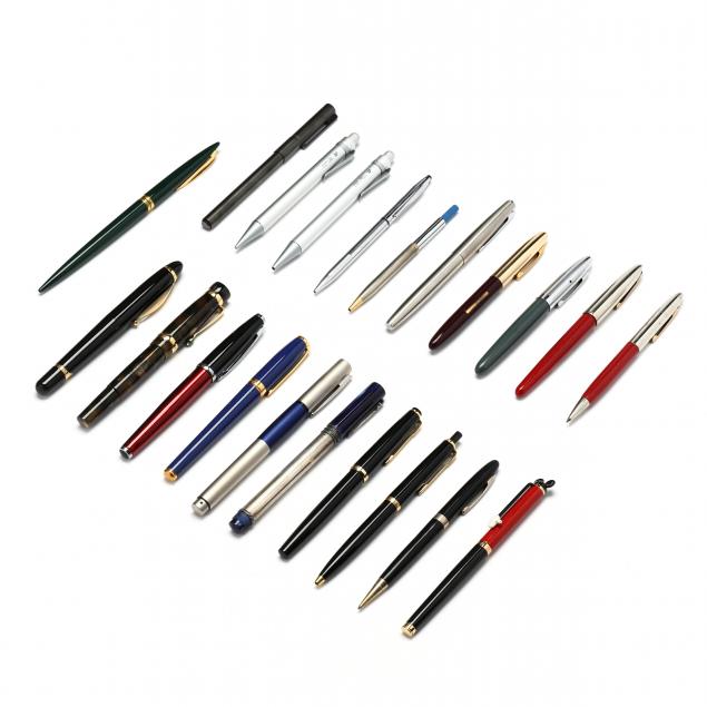  21 ASSORTED WRITING INSTRUMENTS 345cfd