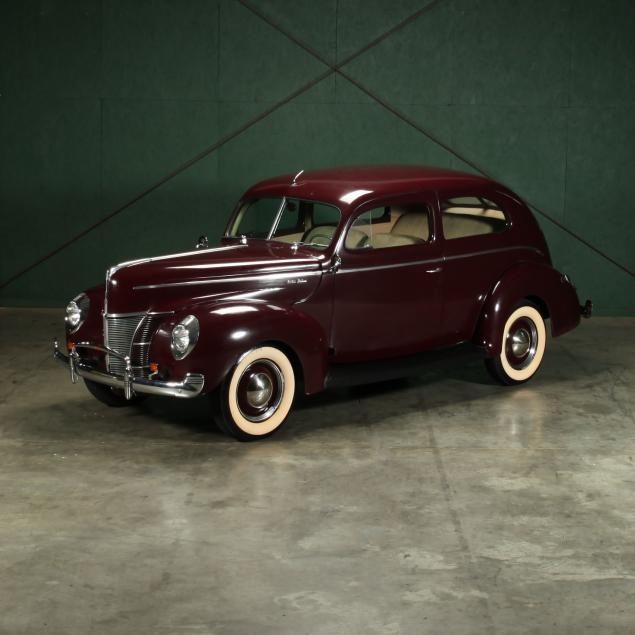 1940 FORD DELUXE TUDOR VIN  345d18