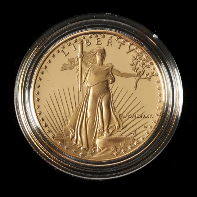 1986-W PROOF $50 GOLD ONE OUNCE