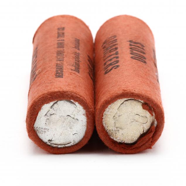 TWO ORIGINAL SEALED BANK ROLLS