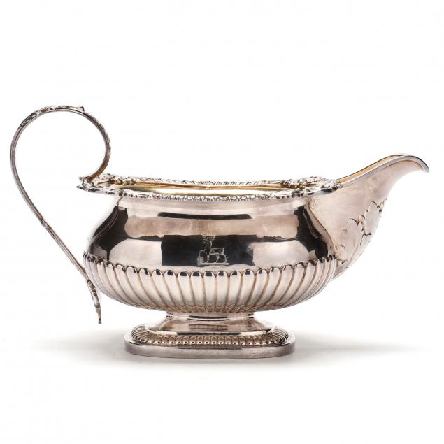 GEORGE III SILVER CREAM JUG, MARK