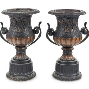 A Pair of Neoclassical Style Cast