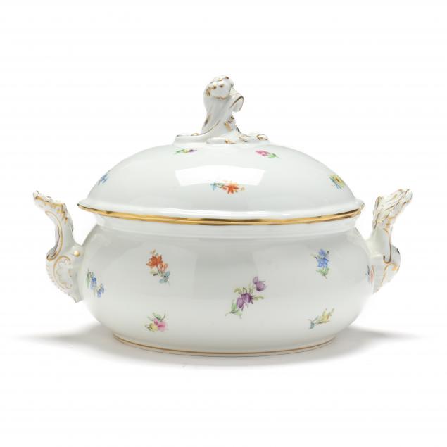 MEISSEN COVERED SOUP TUREEN Early 20th