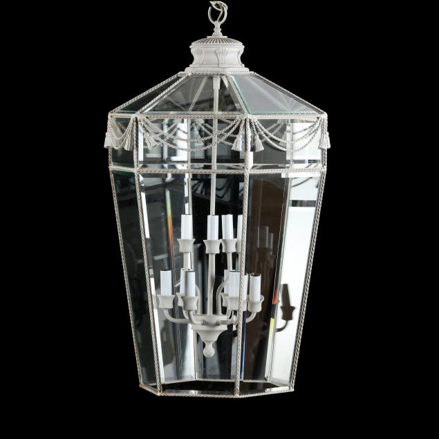 REGENCY STYLE LANTERN FORM PENDANT 345eee