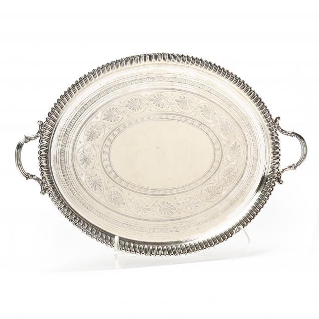 AN ENGLISH SILVERPLATE DOUBLE HANDLED 345f07