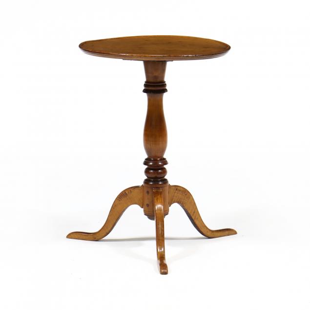 FEDERAL CHERRY CANDLE STAND Early
