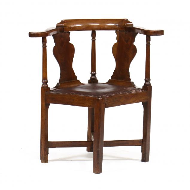 AMERICAN CHIPPENDALE CHERRY CORNER 345f12