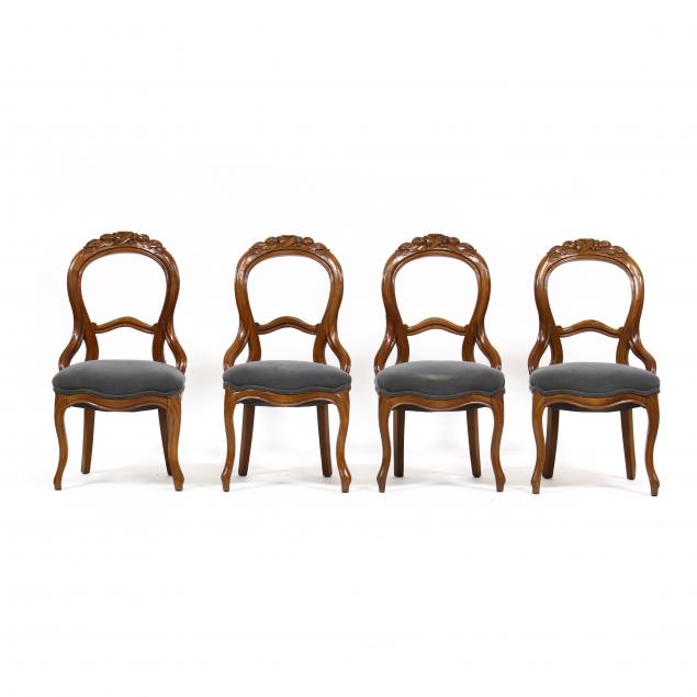 FOUR AMERICAN VICTORIAN CARVED 345f1e