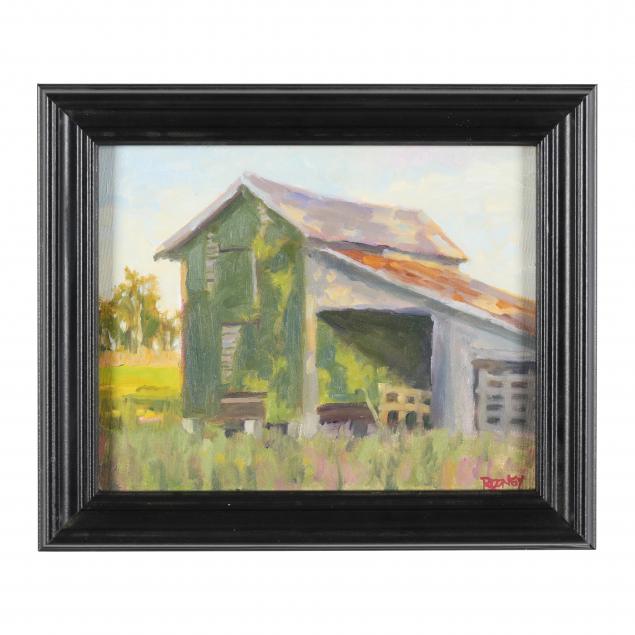 MIKE ROONEY (NC), BARN IN FALL Oil on