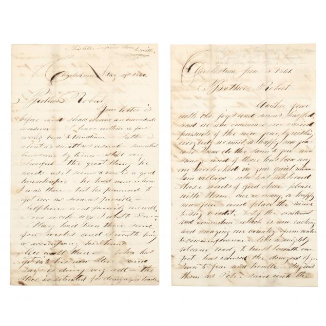 TWO LETTERS PENNED AS THE AMERICAN CIVIL