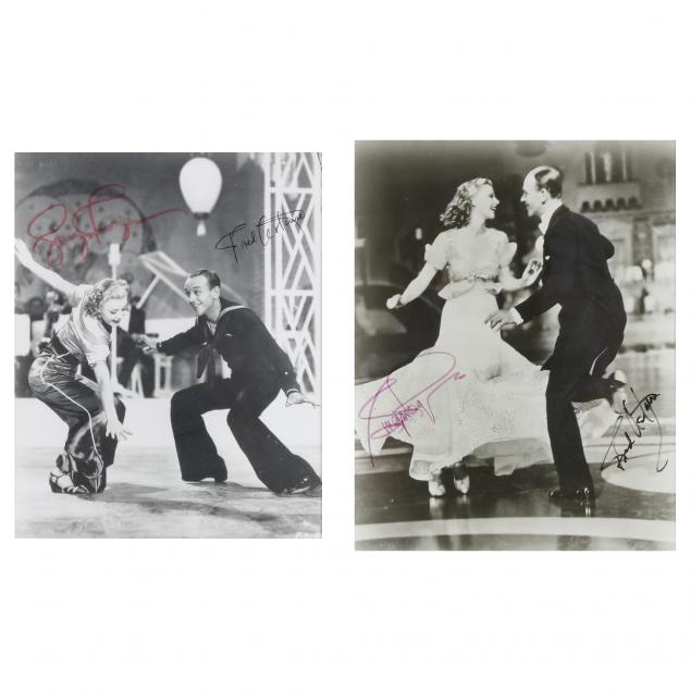 TWO VINTAGE FRED ASTAIRE AND GINGER