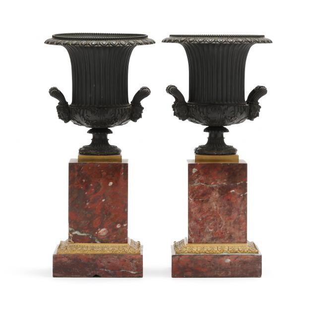 PAIR OF NEOCLASSICAL FIGURAL BRONZE 345fba