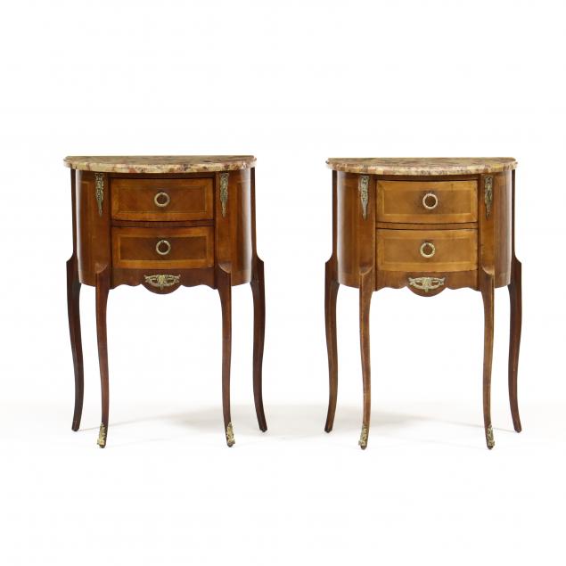 PAIR OF FRENCH EMPIRE STYLE INLAID 345fc7