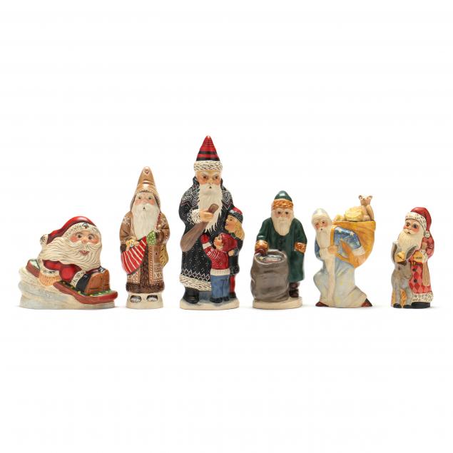 GROUP OF SIX VAILLANCOURT SANTA