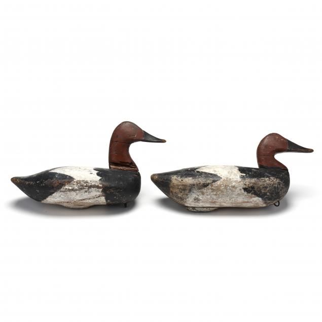 PAIR OF UPPER BAY CANVASBACKS Havre