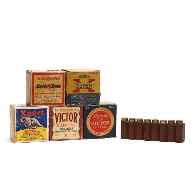 VINTAGE 16 GAUGE SHOTGUN SHELLS