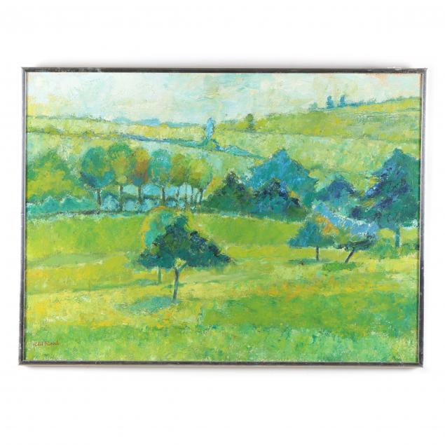 A MID CENTURY COLOR FIELD LANDSCAPE 3463a0