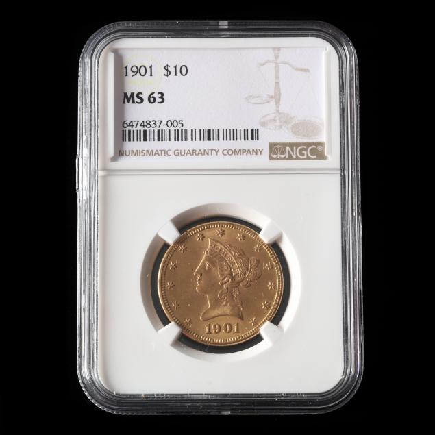 1901 LIBERTY HEAD 10 GOLD EAGLE  346452