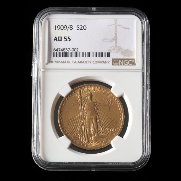 1909/8 SAINT-GAUDENS GOLD $20 DOUBLE