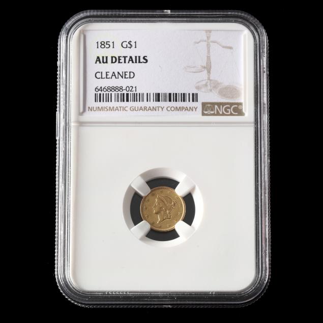 1851 LIBERTY HEAD 1 GOLD NGC 346474