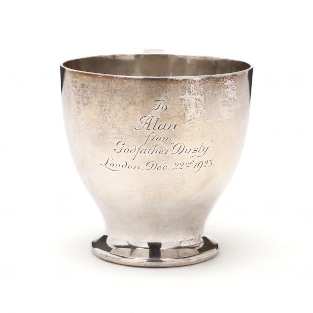 GEORGE V SILVER CUP, RETAILED BY TIFFANY