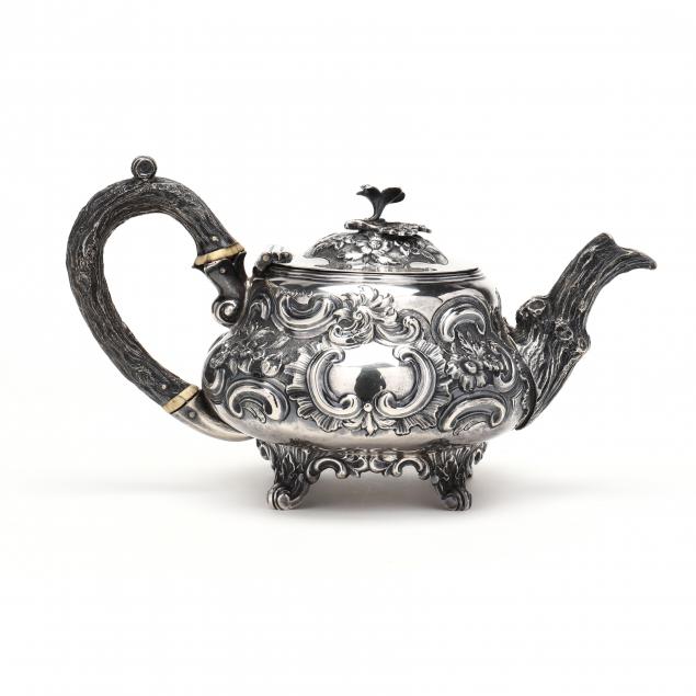 GEORGE III SILVER TEAPOT Mark of 34655b