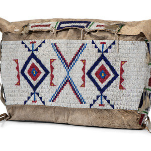 Sioux Beaded Hide Possible Bag late 3465ab
